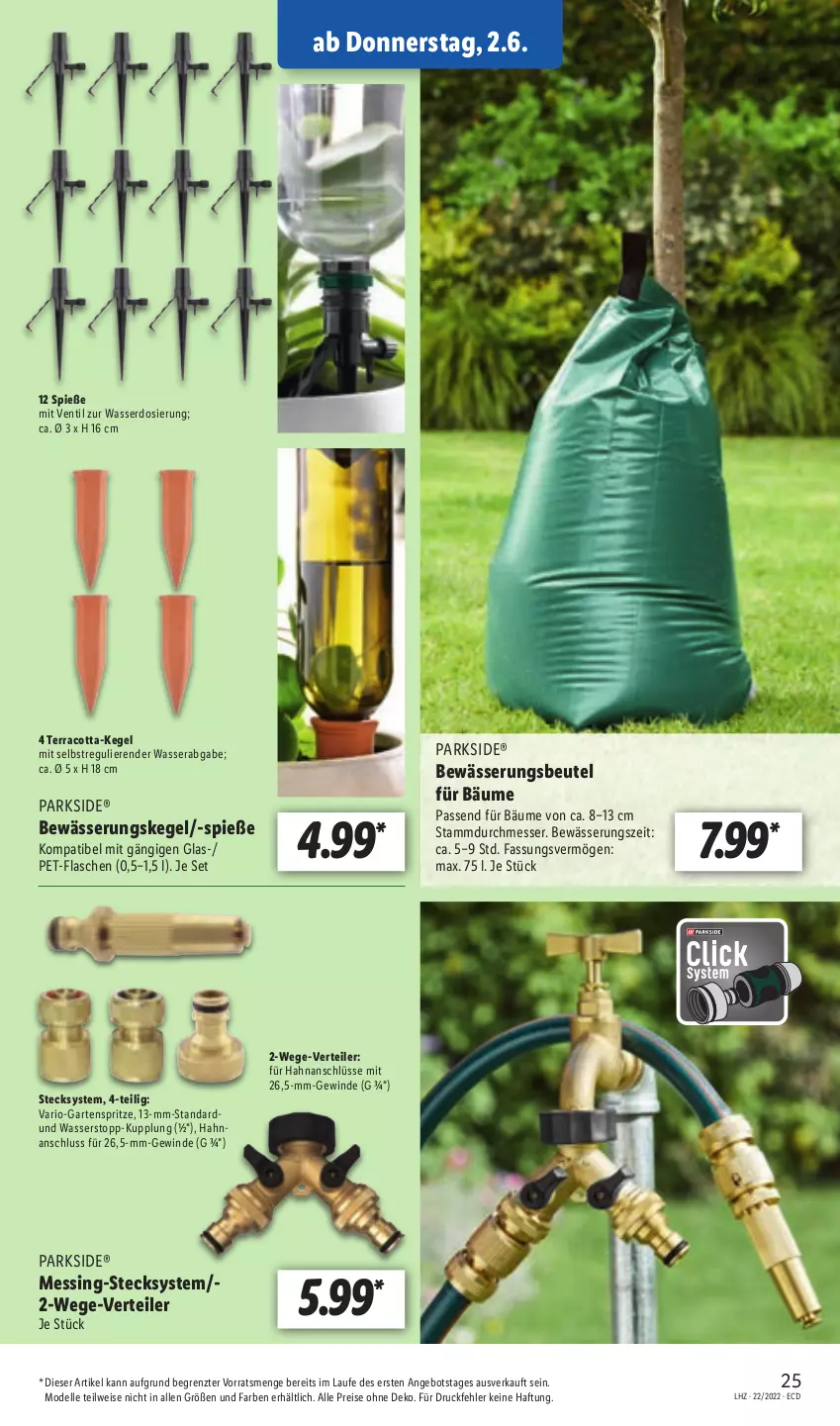 Aktueller Prospekt Lidl - Aktionsprospekt - von 30.05 bis 04.06.2022 - strona 25 - produkty: angebot, beutel, dell, eis, elle, flasche, Garten, messer, Mode, Parkside, pet-flasche, pet-flaschen, reis, Ti, wasser, ZTE