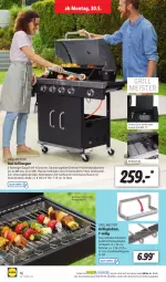 Gazetka promocyjna Lidl - Aktionsprospekt - Gazetka - ważna od 04.06 do 04.06.2022 - strona 16 - produkty: abdeckplane, edelstahl, eis, flasche, gasgrill, grill, Holz, holzkohle, holzkohlegrill, Kohlegrill, lamm, Meister, ndk, Schal, Schale, schlauch, Ti