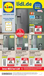 Gazetka promocyjna Lidl - Aktionsprospekt - Gazetka - ważna od 04.06 do 04.06.2022 - strona 47 - produkty: beleuchtung, eis, Elektro, erde, gefrierkombination, küche, kühlschrank, ndk, Rauch, Schrank, supergefrierfunktion, Ti