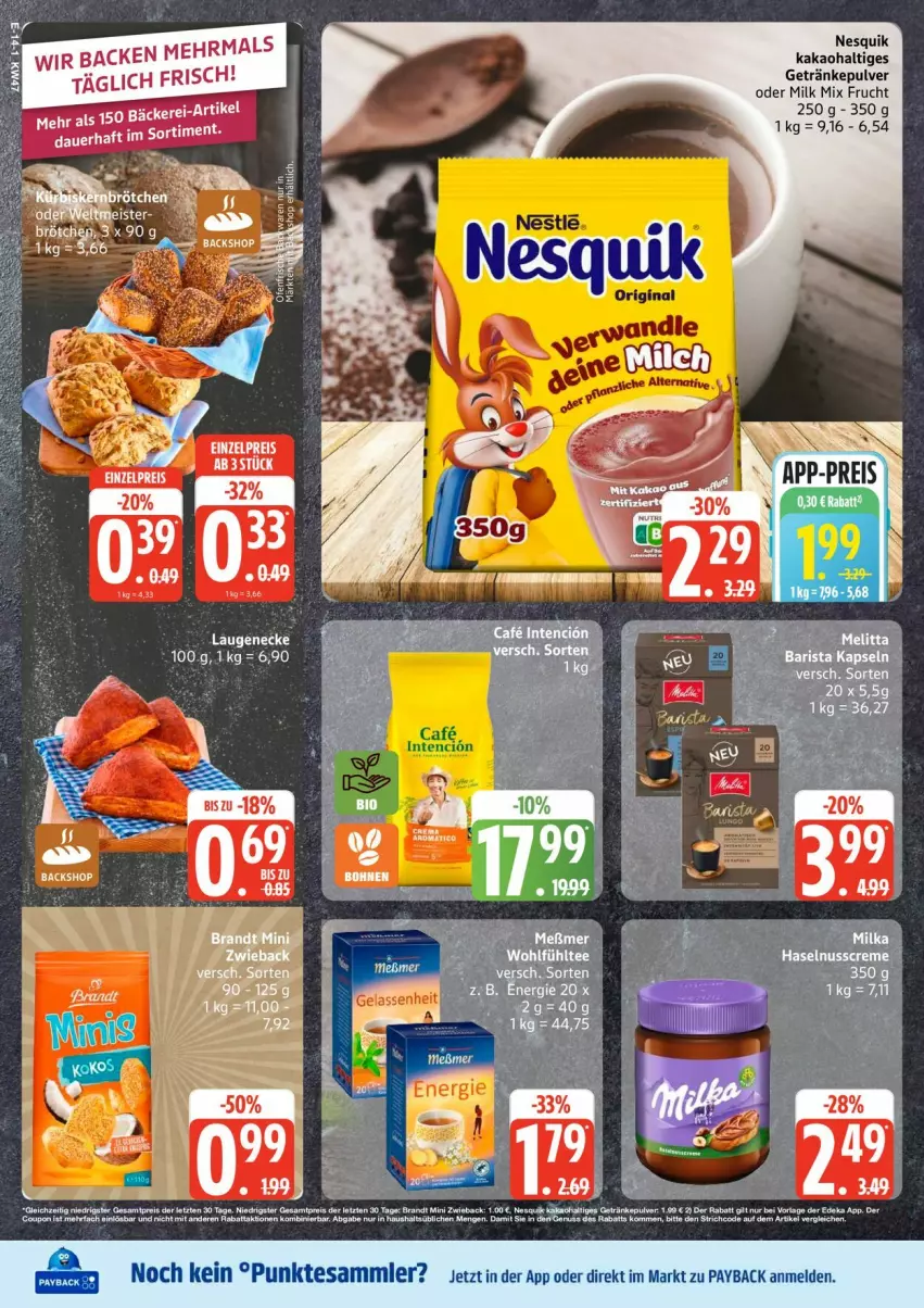 Aktueller Prospekt Edeka - Prospekte - von 17.11 bis 22.11.2025 - strona 18 - produkty: auer, frucht, Laugeneck, payback, tesa, Ti
