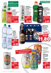 Gazetka promocyjna Kaufland - Gazetka - ważna od 19.01 do 19.01.2022 - strona 25 - produkty: Afri Cola, Alwa, angebot, angebote, aqua, axe, bier, bierspezialitäten, bio, Blüte, cola, elle, erfrischungsgetränk, getränk, getränke, holunder, holunderblüte, ingwer, kellerbier, Lagerbier, limo, limonade, mac, mineralwasser, mönchshof, natur, orange, radler, rel, Ria, sirup, Soda, Spezi, tee, Ti, vita, volvic, wasser, zitrone, zucker