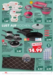 Gazetka promocyjna Kaufland - Gazetka - ważna od 19.01 do 19.01.2022 - strona 33 - produkty: angebot, angebote, backofen, Bau, baumwolle, bio, bio-baumwolle, decke, Deckel, eis, elle, Glasdeckel, herdarten, küche, Küchen, küchentücher, Läufer, LG, mikrowelle, Ofen, orange, pfanne, pfannen, pfannen-set, reis, salat, schuhe, spülmaschinen, Ti, topf, tücher, wolle