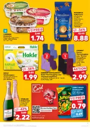 Gazetka promocyjna Kaufland - Gazetka - ważna od 19.01 do 19.01.2022 - strona 7 - produkty: angebot, angebote, bohne, bohnen, brillant sekt, caffè crema, cremissimo, eis, ente, Funny Frisch, gin, hakle, hakle toilettenpapier, hipp, hose, hosen, Kamill, kamille, Kinder, langnese, langnese cremissimo, leggings, mövenpick, papier, reis, rum, sekt, sim, snack, söhnlein, söhnlein brillant, Strumpfhose, Thermoleggings, Thermostrumpfhose, Ti, toilettenpapier