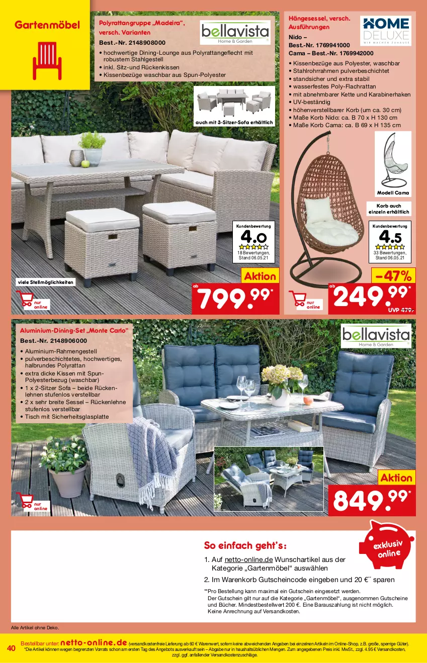 Aktueller Prospekt Netto Marken-Discount - June - von 01.06 bis 30.06.2021 - strona 40