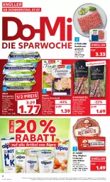 Gazetka promocyjna Kaufland - Gazetka - ważna od 13.07 do 13.07.2022 - strona 2 - produkty: alpro, angebot, arla, aufschnitt, Becher, beutel, bio, burger, butter, eis, finesse, fleisch, hackfleisch, hackfleisch gemischt, hähnchenbrust, Hähnchenfleisch, herta, herta finesse, LG, Limburger, Mini-Salami, mit gemüse, nuss, purland, pute, rapsöl, reis, rind, Rubius, salami, schinken, schwein, schwein und rind, St. Mang, Ti, walnuss, wein, ZTE