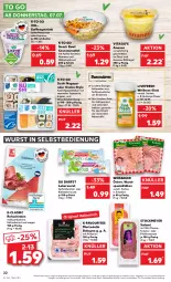 Gazetka promocyjna Kaufland - Gazetka - ważna od 13.07 do 13.07.2022 - strona 22 - produkty: ACC, ananas, angebot, apfel, auer, Bau, Bauer, Becher, chia, chili, couscous, Couscoussalat, dell, espresso, Faktu, getränk, gin, hähnchenbrust, hummus, ingwer, kaffee, Kalbsleber, Kalbsleberwurst, karotten, kräuter, kühlregal, latte, latte macchiato, leberwurst, mac, macchiato, Mantel, mit pistazien, mortadella, obst, oder espresso, pfeffer, pistazien, regal, rohschinken, saft, salami, salat, sauce, Schal, Schale, schinken, schnitten, snack, soja, sojasauce, Spezi, stockmeyer, Sushi, Ti, und gemüse, vita, wasa, wiesbauer, wurst, wurst in selbstbedienung, ZTE, zwiebel