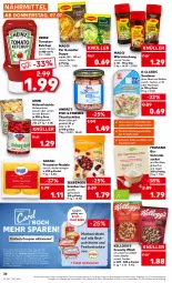 Gazetka promocyjna Kaufland - Gazetka - ważna od 13.07 do 13.07.2022 - strona 26 - produkty: angebot, aufstrich, Berger, beutel, bio, bohne, bohnen, brot, brotaufstrich, brotaufstriche, coupon, coupons, cranberries, eier, erbsen, erde, feinkost, feinkostsalate, filet, fisch, früchte, gaggli, heinz, hülsenfrüchte, kellogg's, ketchup, kichererbsen, linsen, maggi, mais, malz, marinade, müsli, natur, nudel, nudeln, salat, salate, Sardinen, seeberger, senf, suppe, thunfisch, Ti, tomate, tomaten, tomatenketchup, trauben, ZTE, zucker