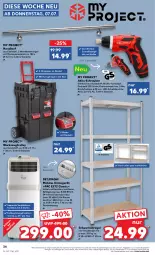 Gazetka promocyjna Kaufland - Gazetka - ważna od 13.07 do 13.07.2022 - strona 34 - produkty: akku, angebot, angebote, Arbeitsleuchte, De'Longhi, decke, Deckel, edelstahl, eis, fernbedienung, klimagerät, koffer, ladegerät, Leuchte, regal, Ria, schnellladegerät, schwerlastregal, Ti, timer, trolley, wandhalterung, werkzeug, ZTE