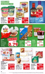 Gazetka promocyjna Kaufland - Gazetka - ważna od 13.07 do 13.07.2022 - strona 46 - produkty: angebot, bbq-sauce, Becher, bonne maman, Cashew, cashewkerne, creme, eintopf, eis, ente, erdnüsse, erdnüssen, grill, joghur, joghurt, kakao, kartoffel, Kinder, kinder schokolade, knorr, konfitüre, Kugel, mam, merci, milch, oder yogurette, pasta, pfanni, riegel, salz, sauce, schoko, schokolade, snack, storck, studentenfutter, Ti, topf, vollmilch, Yo, yogurette, ZTE