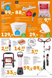 Gazetka promocyjna  - Gazetka - ważna od 31.10 do 31.10.2026 - strona 6 - produkty: akku, Arbeitsleuchte, armatur, aust, auto, Bau, brause, erde, handbrause, Leuchte, LG, passend für alle, Ria, ring, sac, salz, Schal, schläuche, Spültischarmatur, steckdose, tablet, tablett, Tablette, thermostat, Ti, tisch, vita, wasser, wc-sitz, Yo
