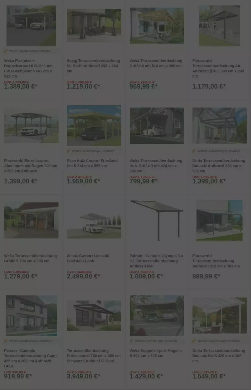 Aktueller Prospekt Obi - Prospekte - von 13.05 bis 21.05.2025 - strona 4 - produkty: Bau, Cap, Carport, edelstahl, Holz, HP, latte, soja, Terrassenüberdachung, weka