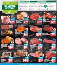 Gazetka promocyjna Hit - Wochenprospekt - Gazetka - ważna od 30.08 do 30.08.2025 - strona 4 - produkty: auer, axe, Bau, Bauer, beef, bio, braten, bratwurst, cevapcici, eis, ente, filet, fleisch, geback, Geflügel, geschnetzeltes, gewürz, gulasch, hackfleisch, hackfleisch gemischt, Haxe, jungbullen, kalbsschnitzel, krustenbraten, küche, Küchen, lachs, lamm, lammlachse, Meister, milch, monitor, natur, Nestea, Oberschalenrouladen, pfeffer, pute, reis, Ria, rind, rinder, rinderfilet, rindfleisch, ring, roastbeef, rostbratwurst, rouladen, rum, rumpsteak, sauce, Schal, Schale, schnitten, schnitzel, schwein, schwein und rind, schweine, schweinefilet, schweinerücken, Spezi, Sport, steak, steaks, Ti, Tiere, tisch, vom schwein und rind, wein, weine, wurst, Zelt, ZTE, zwiebel