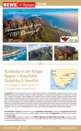 Gazetka promocyjna Rewe Reisen - Reiseprospekt - Gazetka - ważna od 26.08 do 26.08.2022 - strona 16 - produkty: amaro, Bad, bett, decke, dusche, eier, eis, Elefant, ente, erde, kreuzfahrten, krüger, Metro, Mode, natur, pool, rama, reis, Ria, ring, Ti, uhr, Zelt