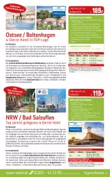 Gazetka promocyjna Rewe Reisen - Reiseprospekt - Gazetka - ważna od 26.08 do 26.08.2022 - strona 21 - produkty: auer, axe, Bad, Bademantel, bier, Biere, buch, burger, dusche, ecco, eier, eis, elle, Fahrrad, flasche, Garten, gin, inklusivleistungen, Kinder, kräuter, küche, kurtaxe, leine, LG, Lübecker, Mantel, prosecco, rama, reis, rezept, rum, rwe, salz, SANTE, slip, Slipper, Sprudel, Ti, uhr, vita, wasser, wein, wellnessbereich, Weste