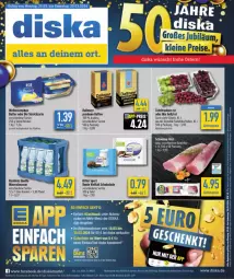 Gazetka promocyjna Diska - Gazetka - ważna od 30.03 do 30.03.2024 - strona 1 - produkty: aktionspreis, Alwa, angebot, angebote, Becher, butter, dallmayr, dallmayr prodomo, deka, eis, elle, filet, kaffee, mineralwasser, nuss, prodomo, reis, ritter, ritter sport, schoko, schokolade, schwein, schweine, Sport, Streichzart, tafeltrauben, Ti, trauben, wasser, weihenstephan, wein, weine, ZTE