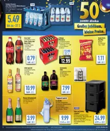 Gazetka promocyjna Diska - Gazetka - ważna od 27.07 do 27.07.2024 - strona 5 - produkty: aperitif, brunnen, coca-cola, cola, eis, erdinger, fanta, flasche, franken brunnen, lillet, limo, limonade, mumm, reis, sprite, Sprudel, Ti, ZTE