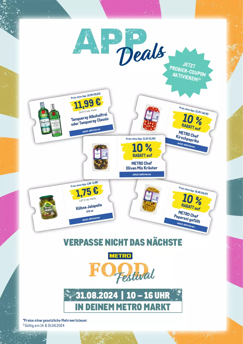 Aktueller Prospekt Metro - Food-Festival 14.06. & 15.06. - von 14.06 bis 15.06.2024 - strona 3 - produkty: eis, Metro, reis, rwe, Ti, uhr