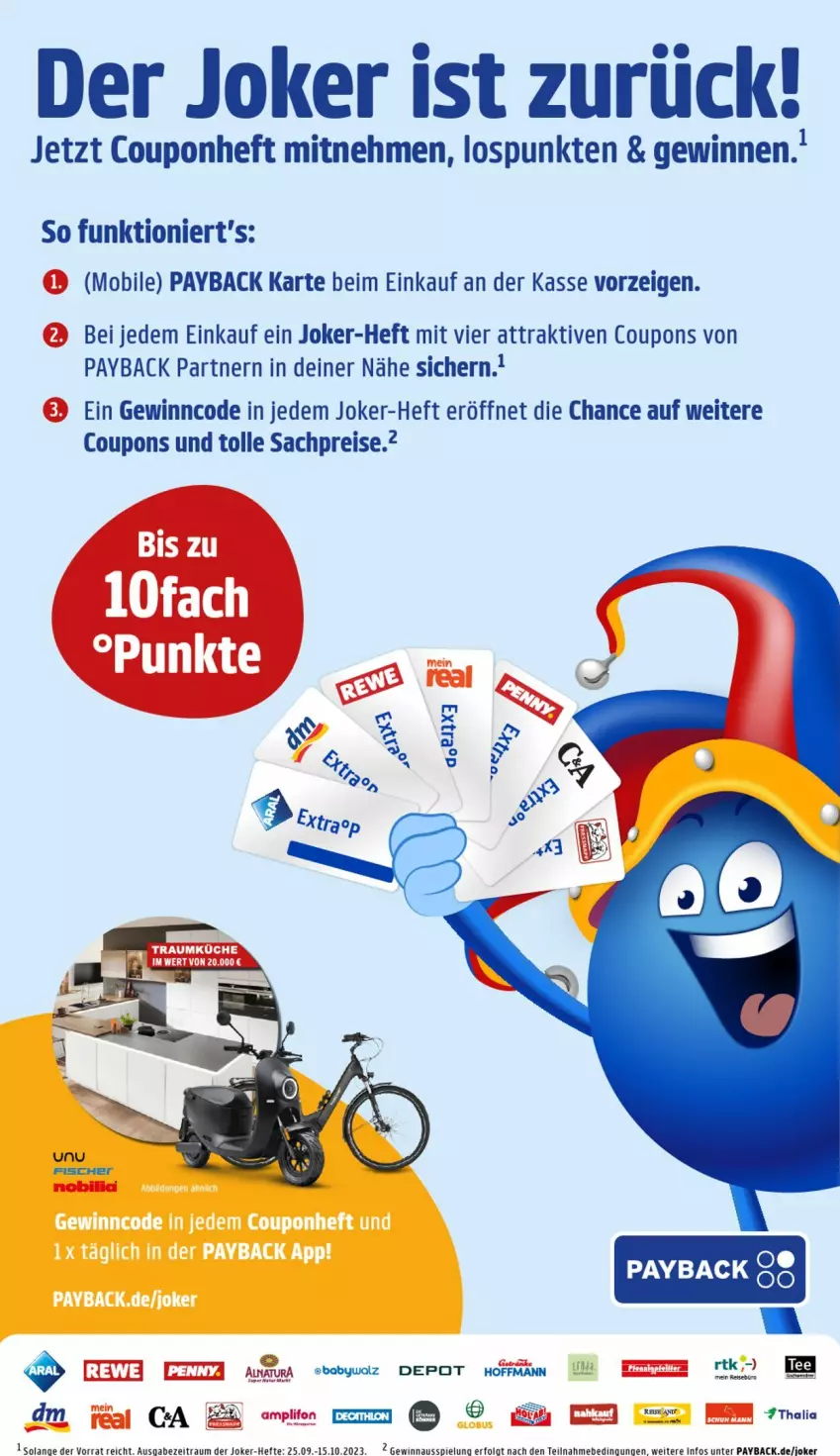 Aktueller Prospekt Penny - Prospekte - von 25.09 bis 30.09.2023 - strona 15 - produkty: coupon, coupons, eis, Hefte, HP, küche, LG, payback, reis, sac, Ti