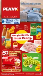 Gazetka promocyjna Penny - Prospekte - Gazetka - ważna od 30.09 do 30.09.2023 - strona 1 - produkty: coupon, elle, ente, jacobs, Schal, Schale, tafeltrauben, Ti, trauben