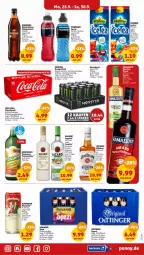 Gazetka promocyjna Penny - Prospekte - Gazetka - ważna od 30.09 do 30.09.2023 - strona 13 - produkty: alkohol, almdudler, bacardi, bourbon, coca-cola, coconut, cola, drink, eis, flasche, getränk, jim beam, karamalz, kirsch, kirsche, liqueur, malz, monster, Monster Energy, oettinger, Paula, paulaner, payback, pet-flasche, pfanne, Pfanner, pfirsich, rama, reis, rwe, Spezi, Sport, Ti, whiskey, Wild, zucker