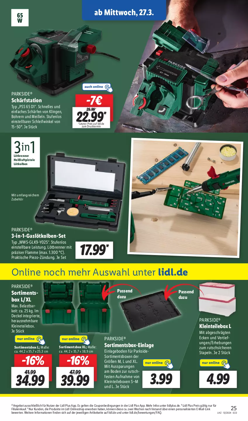 Aktueller Prospekt Lidl - Aktionsprospekt - von 25.03 bis 30.03.2024 - strona 31 - produkty: angebot, coupon, decke, Deckel, eis, elle, lamm, leine, Parkside, Persona, reis, Schärfstation, Ti, tisch, ZTE