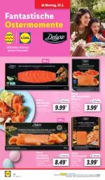 Gazetka promocyjna Lidl - Aktionsprospekt - Gazetka - ważna od 30.03 do 30.03.2024 - strona 12 - produkty: ACC, asti, Carpaccio, elle, ente, fanta, forelle, lachs, ndk, parmigiano, parmigiano reggiano, Räucherlachs, reggiano, rel, Schal, Schale, schnitten, schott, Ti, tisch, Wild, wildlachs