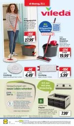 Gazetka promocyjna Lidl - Aktionsprospekt - Gazetka - ważna od 30.03 do 30.03.2024 - strona 26 - produkty: angebot, asti, Clin, dell, eimer, eis, elle, Klappbox, mikrofaser, Mode, ndk, rama, Reinigung, reis, Ria, ring, Schal, Schale, Teleskop, teleskopstiel, Ti, vileda, ZTE