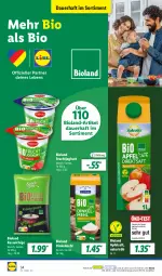 Gazetka promocyjna Lidl - Aktionsprospekt - Gazetka - ważna od 30.03 do 30.03.2024 - strona 44 - produkty: apfel, apfelsaft, auer, bio, bioland, chips, dinkelmehl, frucht, fruchtjoghurt, joghur, joghurt, mehl, natur, ndk, saft, Schal, Schale, Ti, vita