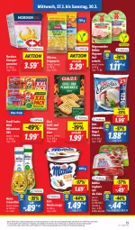 Gazetka promocyjna Lidl - Aktionsprospekt - Gazetka - ważna od 30.03 do 30.03.2024 - strona 49 - produkty: angebot, aufschnitt, coupon, creme, eis, ferdi fuchs, garnelen, grill, hilcona, joghur, joghurt, joghurt mit der ecke, Käse, Kugel, monte, Müller, Nordsee, pfanne, pfannen, pfannenkäse, preisvorteil, rama, rama cremefine, reis, rel, rügenwalder, rügenwalder mühle, teigwaren, Ti, und pfanne, würstchen, zott, Zott Monte, zottarella, ZTE