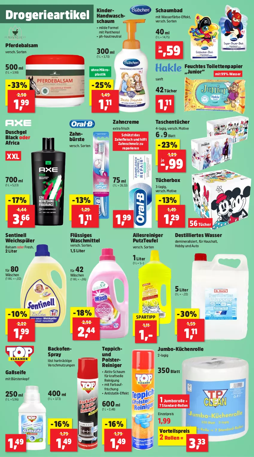 Aktueller Prospekt Thomas Philipps - von 26.02 bis 02.03.2024 - strona 10 - produkty: asti, auto, backofen, Bad, balsam, Bau, bürste, bürsten, creme, duschgel, eis, erde, feuchtes toilettenpapier, fleisch, Hobby, jumbo, Kinder, kraft, küche, Küchen, küchenrolle, lack, Ofen, Panthenol, papier, reiniger, Reinigung, reis, schaumbad, Seife, spartipp, Tasche, taschen, taschentücher, teppich, Ti, toilettenpapier, tücher, vorteilspreis, waschmittel, wasser, weichspüler, zahnbürste, zahncreme, ZTE