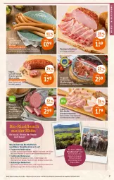 Gazetka promocyjna Tegut - Angebote der Woche - Gazetka - ważna od 26.03 do 26.03.2022 - strona 7 - produkty: angebot, angebote, bier, bierschinken, bio, bio-rindfleisch, Brühwurst, dekoration, eis, elle, ente, erde, farmerschinken, fleisch, gewürz, gin, honig, knoblauch, kräuter, landprimus, lyoner, mac, Mett, mettwurst, mit knoblauch, paprika, rind, rinder, Rindersalami, rindfleisch, ring, salami, schinken, schinkenwurst, Speck, südtiroler, Ti, Tiere, trolli, wiener, wurst, Yo