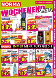 Gazetka promocyjna Norma - Norma - Gazetka - ważna od 19.09 do 19.09.2022 - strona 15 - produkty: alkohol, Alwa, beutel, bier, bio, biozidprodukte, Birnen, Blüte, Blutorange, bohne, chips, crunchips, daim, eis, espresso, flasche, gin, grana, grüner tee, himbeer, holunder, honig, kirsch, kräuter, kräuterlikör, Lätzche, likör, lungo, mac, mandel, milch, mineralwasser, nuss, oder espresso, orange, papier, paprika, pfirsich, pflaume, Rana, Rauch, rwe, schoko, schokolade, tafelschokolade, tee, Ti, toilettenpapier, vollmilch, waschmittel, wasser, weissbier, zitrone, zitronen