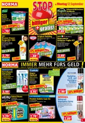 Gazetka promocyjna Norma - Norma - Gazetka - ważna od 19.09 do 19.09.2022 - strona 5 - produkty: amaro, auer, backofen, ball, Becher, burgunder, eis, elle, enders, erbsen, fisch, flasche, fleisch, früchte, früchten, gewürz, gin, Goldmais, grauer burgunder, grill, Kamin, Käse, kraft, mac, mais, milch, Ofen, pasta, pasta snack, primitivo, pudding, reifen, reiniger, reis, Rivaner, sahne, sauce, snack, Soße, tablet, tablett, Tablette, tender, Ti, tomate, tomaten, vanille, vollmilch, zahnpasta, zucker