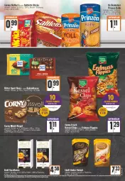 Gazetka promocyjna Edeka - Angebote der Woche - Gazetka - ważna od 01.10 do 01.10.2022 - strona 17 - produkty: angebot, beutel, chili, chips, corny, de beukelaer, eis, elle, erde, erdnuss, flippies, hafer, HP, kakao, korn, kraft, lindt, lorenz, müsli, nuss, orange, prinzen rolle, reis, riegel, ritter, ritter sport, saltletts, schoko, Sport, Ti