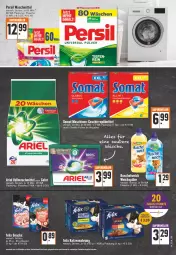 Gazetka promocyjna Edeka - Angebote der Woche - Gazetka - ważna od 01.10 do 01.10.2022 - strona 23 - produkty: angebot, ariel, erde, felix, flasche, geschirr, geschirrspülmittel, katzennahrung, kraft, Kuschelweich, persil, persil waschmittel, Reinigung, snack, snacks, somat, spülmittel, Ti, vollwaschmittel, waschmittel, weichspüler