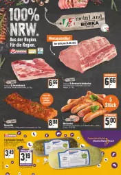 Gazetka promocyjna Edeka - Angebote der Woche - Gazetka - ważna od 01.10 do 01.10.2022 - strona 6 - produkty: Bau, braten, gewürz, Mett, metten, Mettenden, Rückenbraten, schwein, schweine, schweinerücken, spareribs, Ti, tisch, wein, weine