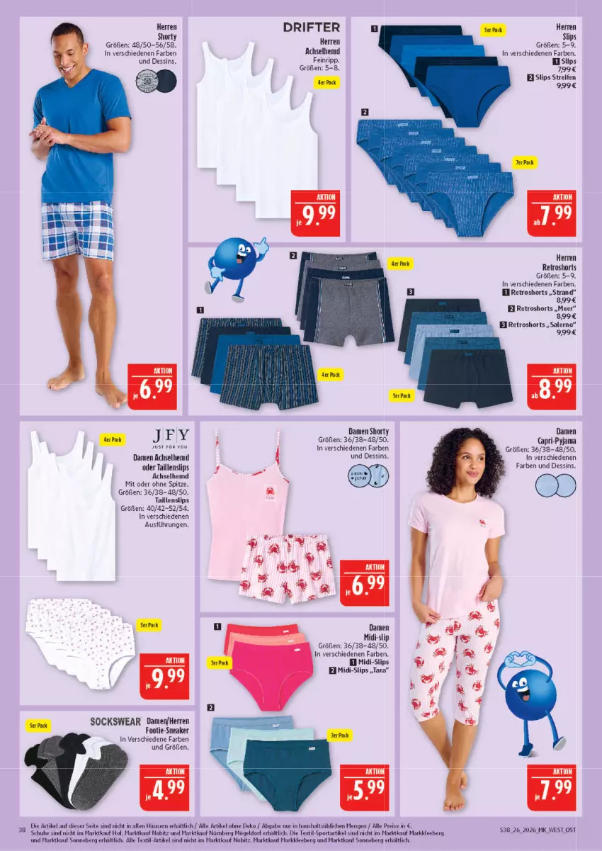 Aktueller Prospekt Marktkauf - Prospekt - von 21.06 bis 27.06.2026 - strona 38 - produkty: achselhemd, Cap, damen short, eis, hemd, reifen, reis, retroshorts, schuhe, shorts, shorty, slip, slips, sneaker, Sport, Taillenslip, Ti