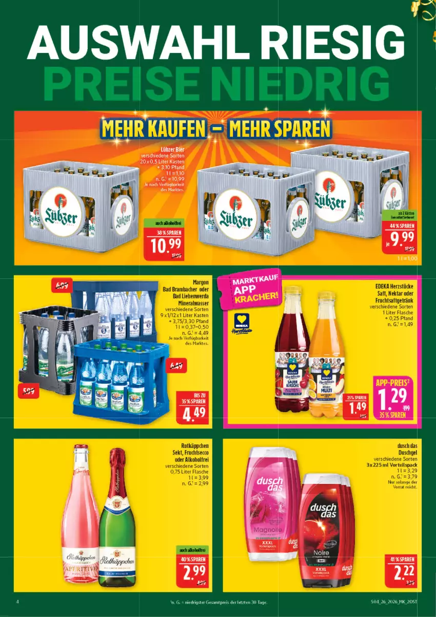 Aktueller Prospekt Marktkauf - Prospekt - von 21.06 bis 27.06.2026 - strona 4 - produkty: bier, eier, ente