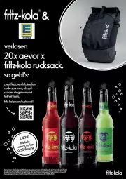 Gazetka promocyjna Edeka - Prospekte - Gazetka - ważna od 16.05 do 16.05.2026 - strona 22 - produkty: flasche, fritz, fritz-kola, rucksack, sac, Ti, uhr