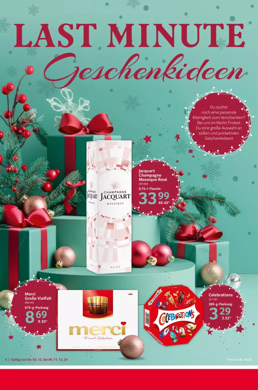 Aktueller Prospekt Selgros - Food - von 05.12 bis 11.12.2024 - strona 4 - produkty: champagne, flasche, merci, Ti