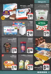 Gazetka promocyjna Edeka - Angebote der Woche - Gazetka - ważna od 17.06 do 17.06.2023 - strona 13 - produkty: actimel, activia, aktionspreis, Bau, Becher, beere, bifi, ehrmann, eis, erdbeere, ferrero, joghur, joghurt, joghurt mit der ecke, kartoffel, Kinder, kinder pingui, kühlregal, milch, milch-schnitte, mousse, pingui, regal, reis, salat, tee, Ti, ZTE, zucker