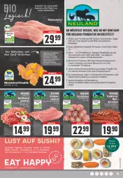 Gazetka promocyjna Edeka - Angebote der Woche - Gazetka - ważna od 17.06 do 17.06.2023 - strona 19 - produkty: auer, Bau, Bauer, bio, Bio-Feta, decke, eis, elle, ente, feta, filet, filets, fleisch, gewürz, hackfleisch, LG, mac, mais, mango, natur, nuss, pute, putenschnitzel, reis, rel, rind, rindfleisch, ring, Schal, Schale, schnitzel, schwein, schweine, Ti, Tiere, wasser, wein, weine, würstchen