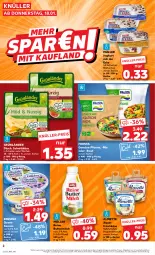 Gazetka promocyjna Kaufland - Prospekt - Gazetka - ważna od 24.01 do 24.01.2024 - strona 2 - produkty: almette, alpenfrischkäse, angebot, Becher, butter, buttermilch, doppelrahmstufe, eis, exquisa, frischkäse, frosta, gemüse-pfanne, grünländer, joghur, joghurt, joghurt mit der ecke, Käse, Mett, milch, Müller, nuss, pfanne, quark, reine buttermilch, schnittkäse, Ti, würfel, ZTE