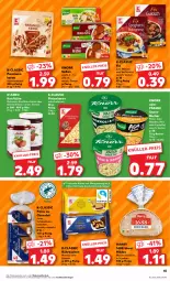 Gazetka promocyjna Kaufland - Prospekt - Gazetka - ważna od 24.01 do 24.01.2024 - strona 45 - produkty: angebot, angebote, Becher, bio, brot, brötchen, cola, eis, kakao, kartoffel, knorr, konfitüre, konfitüre extra, kuchen, natur, nuss, Paranusskerne, pasta, pfanni, pinienkerne, reis, schoko, schokolade, schokoladen, snack, Soße, Ti, weizenmischbrot, zitrone