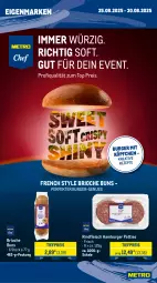 Gazetka promocyjna Metro - Wochen-Angebote - Gazetka - ważna od 30.08 do 30.08.2025 - strona 13 - produkty: angebot, auer, barilla, beutel, burger, chips, crunchips, eis, fleisch, gin, gurke, gurken, hamburger, Konserven, lorenz, lorenz crunchips, nuss, olive, oliven, olivenöl, pasta, reis, rezept, rezepte, rind, rindfleisch, salat, salate, Schal, Schale, Ti, tiefpreis