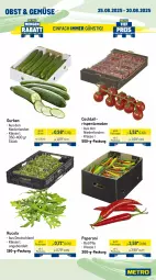 Gazetka promocyjna Metro - Wochen-Angebote - Gazetka - ważna od 30.08 do 30.08.2025 - strona 9 - produkty: alpro, angebot, camembert, cheddar, cocktail, cola, drink, gurke, gurken, kerrygold, Le Rustique, mac, mandel, milch, obst, peperoni, Peroni, rispentomaten, rucola, sahne, schlagsahne, Ti, tomate, tomaten, vanille, weihenstephan