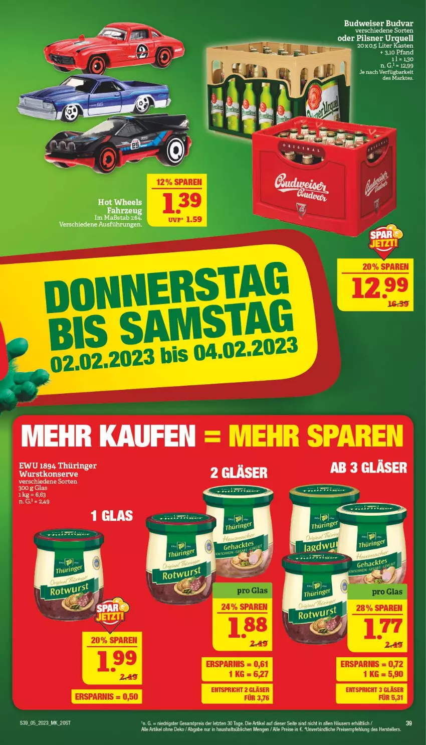 Aktueller Prospekt Marktkauf - Prospekt - von 29.01 bis 04.02.2023 - strona 39 - produkty: eis, elle, Hot Wheels, reis, ring, teller, Ti, ZTE