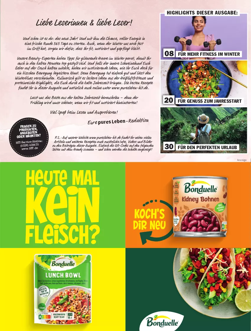 Aktueller Prospekt Hit - pures Leben - von 01.01 bis 30.06.2025 - strona 3 - produkty: angebot, angebote, bier, Biere, Couch, deo, eis, erde, Handy, LG, nuss, rezept, rezepte, ring, schwein, schweine, Ti, wein, weine