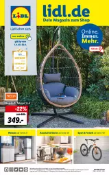 Gazetka promocyjna Lidl - Aktuelle Onlineshop-Highlights - Gazetka - ważna od 30.04 do 30.04.2022 - strona 1 - produkty: erde, korb, küche, ndk, Rauch, Sport, Ti