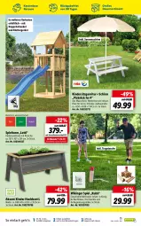 Gazetka promocyjna Lidl - Aktuelle Onlineshop-Highlights - Gazetka - ważna od 30.04 do 30.04.2022 - strona 15 - produkty: auer, Bau, garnitur, Holz, Kinder, Kindersitz, Kinderspiel, korb, massivholz, ndk, Ria, Schaukel, sonnenschirm, Tasche, Ti, tragetasche